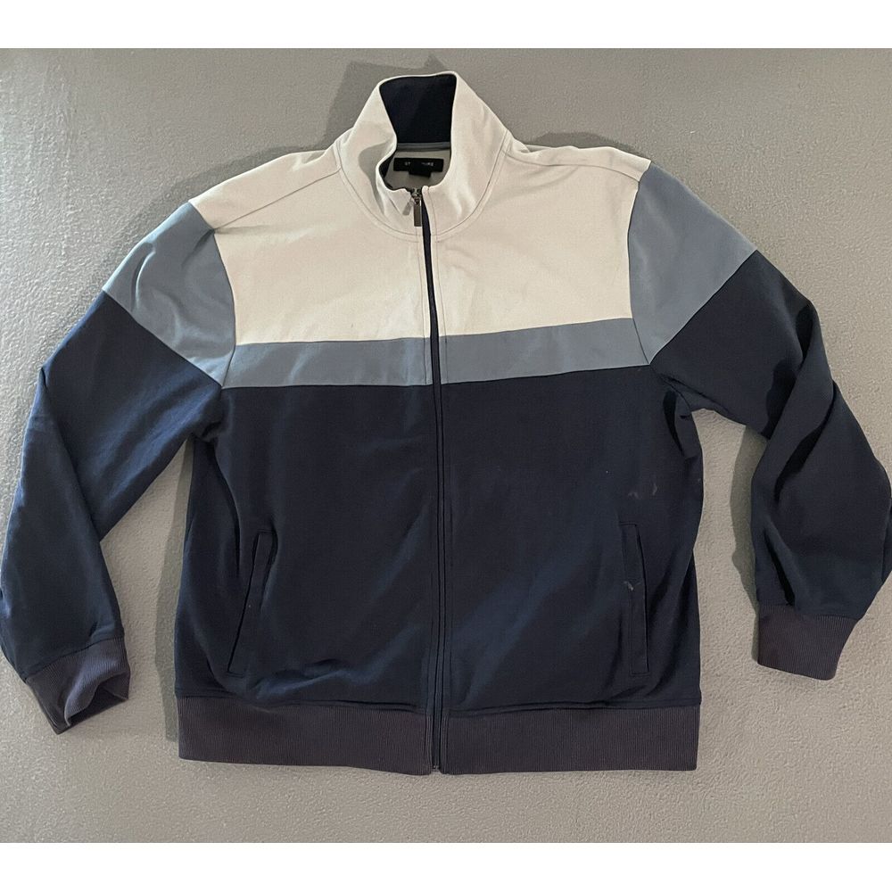 Structure Athletic Track Jacket‎ XL Full Zip Mens